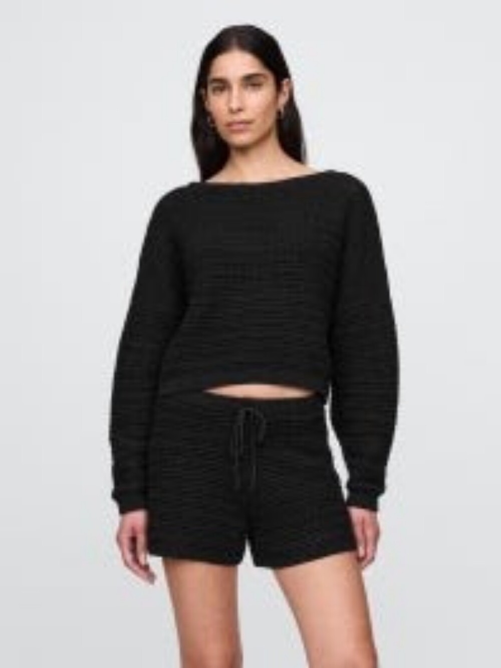 Gap Crochet Boatneck Sweater - M